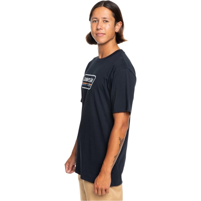 2024 Quiksilver Mens Range Life Front Tee EQYZT07911 - Black